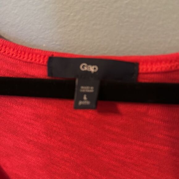 Gap Coral Scoop Neck 100% Cotton Dress - L - Picture 3 of 8